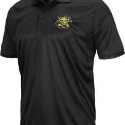 Colosseum Men's Wichita State Shockers Black Polo