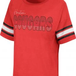 Colosseum Women's Houston Cougars Red Janis T-Shirt
