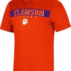 Colosseum Men's Clemson Tigers Orange Mosbius T-Shirt