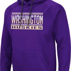 Colosseum Men's Washington Huskies Purple Pullover Hoodie