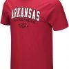 Colosseum Men's Arkansas Razorbacks Cardinal T-Shirt
