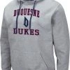Colosseum Men's Duquesne Dukes Grey Pullover Hoodie