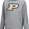 Colosseum Youth Purdue Boilermakers Grey Pullover Hoodie For Girls'
