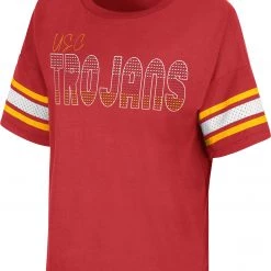 Colosseum Women's USC Trojans Cardinal Janis T-Shirt