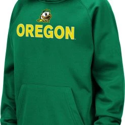 Colosseum Youth Oregon Ducks Green Pullover Hoodie For Girls'