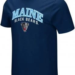 Colosseum Men's Maine Black Bears BlueNavy T-Shirt