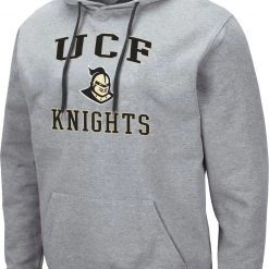 Colosseum Men's UCF Knights Grey Pullover Hoodie