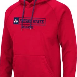 Colosseum Men's Fresno State Bulldogs Red Promo Hoodie