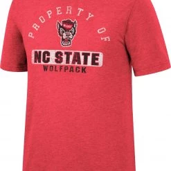 Colosseum Men's NC State Wolfpack Purple Tri-Blend T-Shirt