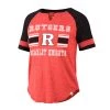 Colosseum Women's Rutgers Scarlet Knights Scarlet Raglan T-Shirt