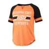 Colosseum Women's Oklahoma State Cowboys Orange Raglan T-Shirt