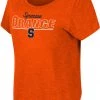 Colosseum Women's Syracuse Orange Orange Curved Hem T-Shirt