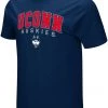 Colosseum Men's UConn Huskies Blue T-Shirt