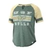 Colosseum Women's South Florida Bulls Green Raglan T-Shirt