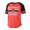 Colosseum Women's NC State Wolfpack Red Raglan T-Shirt