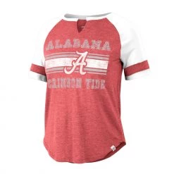 Colosseum Women's Alabama Crimson Tide Crimson Raglan T-Shirt