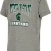 Colosseum Youth Michigan State Spartans Grey Toffee T-Shirt For Boys'