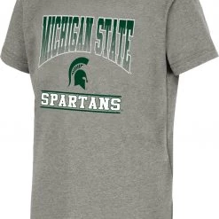 Colosseum Youth Michigan State Spartans Grey Toffee T-Shirt For Boys'