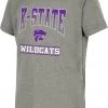 Colosseum Youth Kansas State Wildcats Grey Toffee T-Shirt For Girls'
