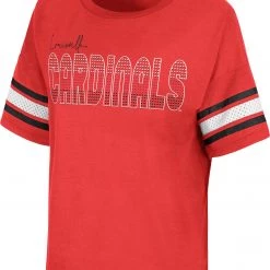 Colosseum Women's Louisville Cardinals Cardinal Red Janis T-Shirt