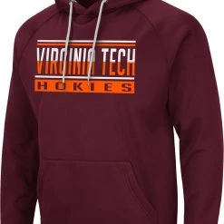 Colosseum Men's Virginia Tech Hokies Maroon Pullover Hoodie