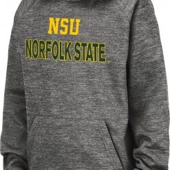 Colosseum Youth Norfolk State Spartans Grey Pullover Hoodie For Boys'