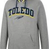 Colosseum Men's Toledo Rockets Grey Baller Pullover Hoodie