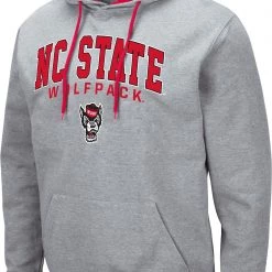 Colosseum Men's NC State Wolfpack Grey Promo Hoodie