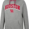 Colosseum Men's Houston Cougars Grey Baller Pullover Hoodie