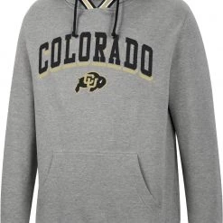 Colosseum Men's Colorado Buffaloes Grey Baller Pullover Hoodie
