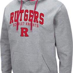 Colosseum Men's Rutgers Scarlet Knights Grey Promo Hoodie