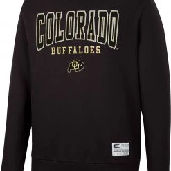 Colosseum Men's Colorado Buffaloes Black Scholarship Pullover Sweatshirt