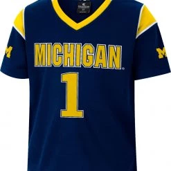Colosseum Toddler Michigan Wolverines Blue Replica Football Jersey For Girls'