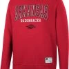 Colosseum Men's Arkansas Razorbacks Cardinal Scholarship Pullover Sweatshirt