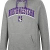 Colosseum Men's Northwestern Wildcats Grey Baller Pullover Hoodie