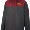 Colosseum Men's Iowa State Cyclones Grey Hooded Windbreaker