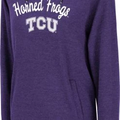 Colosseum Women's TCU Horned Frogs Purple Pullover Hoodie
