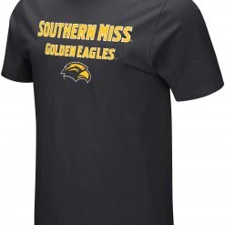 Colosseum Men's Southern Miss Golden Eagles Black T-Shirt