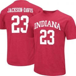 Colosseum Men's Indiana Hoosiers Trayce Jackson-Davis Red T-Shirt
