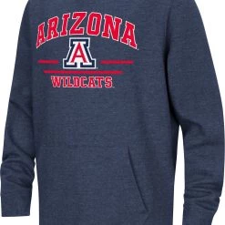 Colosseum Youth Arizona Wildcats Blue Campus Pullover Hoodie For Boys'