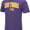 Colosseum Men's LSU Tigers Purple Dual Blend T-Shirt