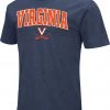Colosseum Men's Virginia Cavaliers Blue Dual Blend T-Shirt
