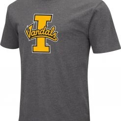 Colosseum Men's Idaho Vandals Grey Dual Blend T-Shirt