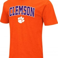 Colosseum Men's Clemson Tigers Orange Dual Blend T-Shirt