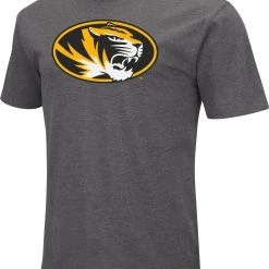 Colosseum Men's Missouri Tigers Grey Dual Blend T-Shirt