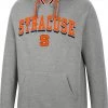 Colosseum Men's Syracuse Orange Grey Baller Pullover Hoodie