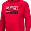 Colosseum Men's NC State Wolfpack Red Pullover Hoodie