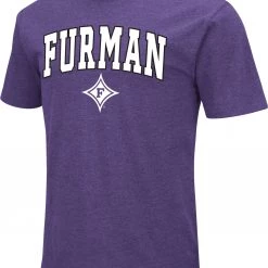 Colosseum Men's Furman Paladins Purple Dual Blend T-Shirt