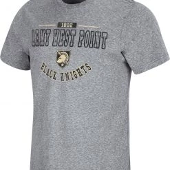 Colosseum Men's Army West Point Black Knights Grey Tannen T-Shirt