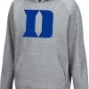 Colosseum Youth Duke Blue Devils Grey Pullover Hoodie For Girls'